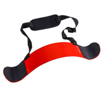 Bodybuilding Retainer Plate Biceps Trainingsbord Onderarm Gewichtheffen Biceps Buigend Hefbord Rood