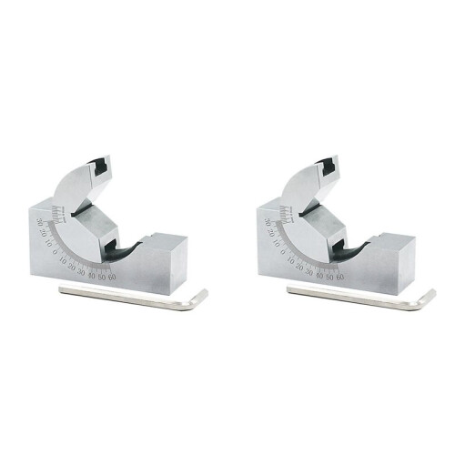2X Adjustable Angle Gauge Precision Angle Cushion Gauge Grinding Machine Milling Machine Angle Cushion Block AP25 V-Type