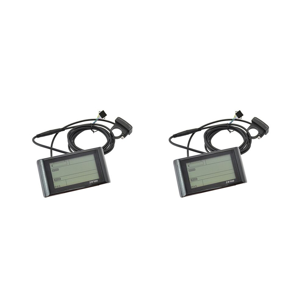 2X Sw900 Ebike Lcd Display 36V E-Bike Lcd Meter Panel Display For Electric Bike Computer Typecat