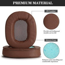 4x Cuscinetti Auricolari Memory Foam Earpads Cover Ear Pads di Ricambio per ATH M50X Adatto per  M40X M30X