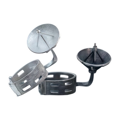 Tragbare Kupfer-Design-Ringe, verstellbar für alle-2
