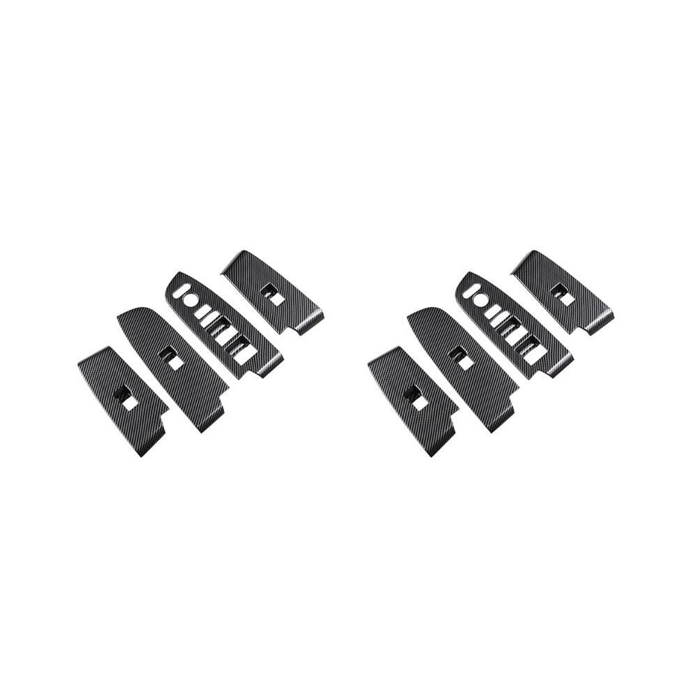 2X Carbon Fiber Window Glass Lift Button Trim Cover Door Armrest Panel Sticker For Hrv Hr-V Vezel 2021 2022 Rhd 6033650070820