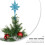 Christmas Star Tree Topper Blue 1 Piece 1