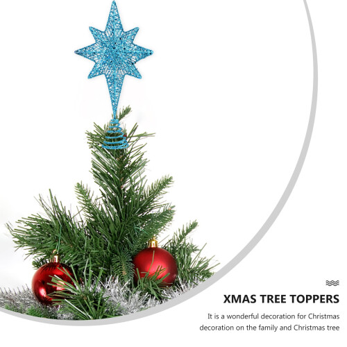 Christmas Star Tree Topper Blue 1 Piece