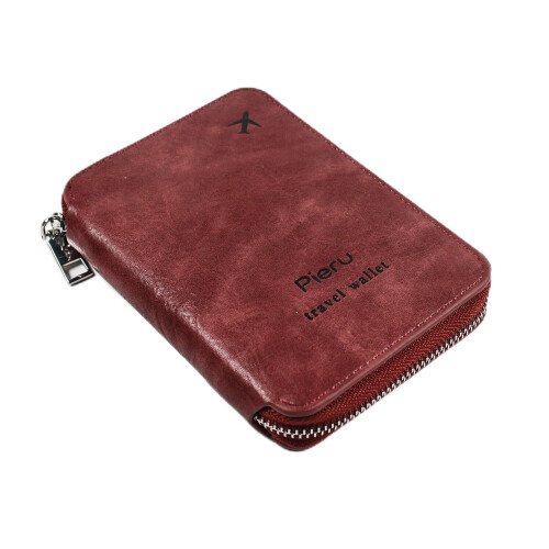 Travel Passport Wallet RFID Blocking Holder with Multiple Card Slots, WaterResistant AntiTheft Design