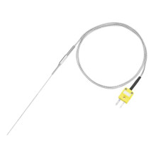 K Type Thermocouple with Plug, Meter Temperature Sensor Probe -50 to 1100C,3.3ft Wire 0.5x150mm