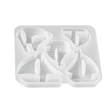 Customizable Silicone Sailboats With Heart Mould For Artistics
