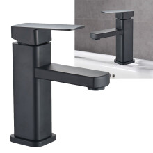 304 Stainless Steel Black Single-Handle Cold Water Bathroom