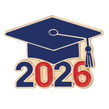 Unique 2026 Graduation Lapel Pin Brooch With Detailed Book-1