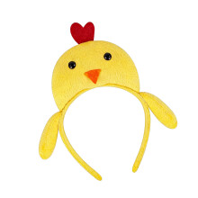 Children's Funny Animal Hair Ornament Chick Shaped Elastic-2