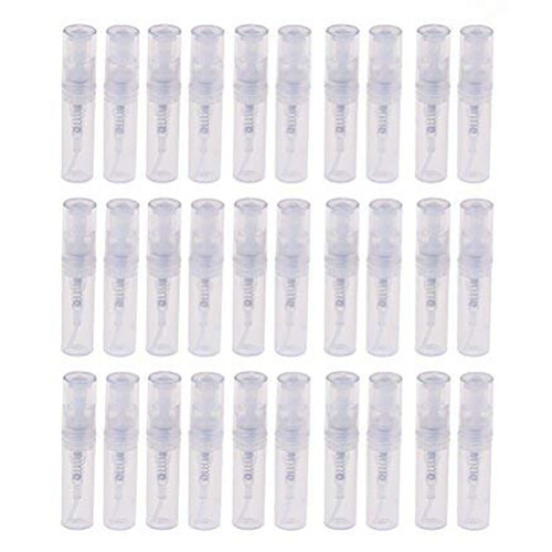 320Pcs Transparent Empty Spray Bottles Plastic Refillable Container Empty Cosmetic Containers - 120Pcs 3Ml & 200Pcs 2Ml 2