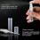 320Pcs Transparent Empty Spray Bottles Plastic Refillable Container Empty Cosmetic Containers - 120Pcs 3Ml & 200Pcs 2Ml 9