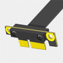 2pcs PCIE 1X Extension Cable 90 Degree, PCI-Express 3.0 1X Male to Female Riser Cable PCI-E 1X Extender Adapter 10cm