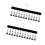 Handcrafted Hat Stand With 12 Clips Fit Various-Black 2 1