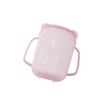 Squeeze Resistant Baby Food Carry Box Holder-Translucent pink