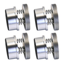 4pcs Quality Speaker Isolation Spikes Pad-Silver spring version