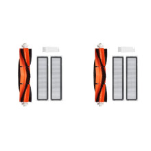 2set for   D9 / D9 Max Hepa Filter Accessories Robot Vacuum Cleaner D9 Pro Main Side Brush Repalcement Parts