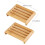 2 Pack Self Draining Soap Dish for Bathroom and Kitchen, Extends Bar Soap Lifespan, Easy Clean 2