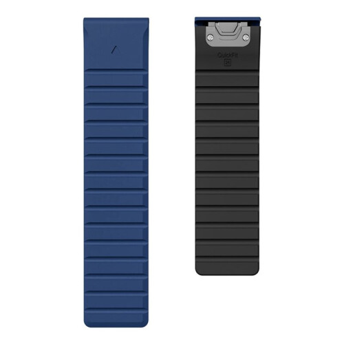 Suitable for  Fenix5/5X/6X/7X  Two-Color Silicone Magnetic Strap 22mm Quick Release Strap