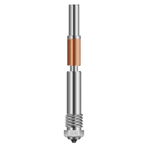 0.4mm for QIDI Plus4 Bimetallic Nozzle with Ceramic Insulation Integrated Design Quick Removal Integration Nozzles