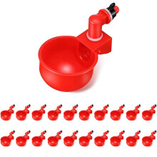 60Stuks Automatische Pluimvee Drinker Kom Kip Water Cups Eend Drinkmachine Opknoping Drinkbakken Water Dispenser