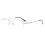 Bendable Titanium Reading Glasses +2.50 Silver HalfRim Flexible Memory Frame Lightweight Unisex Readers 1