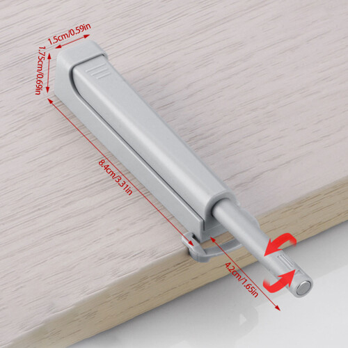 Modern Cabinet Door Push to Open Latches Invisible Designs Quiet 2