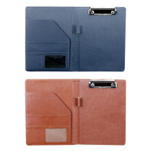2 pcs A5 Document Bag File Folder Clipboard Business Office Financial School Supplies-brown &