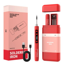 Portable USB Soldering Pen with 230-450 Adjustable-Red