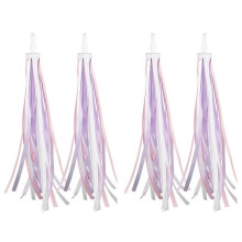 4X Colorful Bike Tassels Ribbon Fashion Bike Handlebar Streamers Funny Bicycles Ornaments for Kids Children A