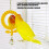 Interactive Bird Mirror Toy with Bright Sun Flower Shape Double 5