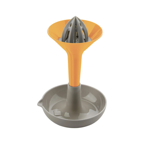 Compacts Hand Operated Lemon Juicer Squeezer With-Yellow