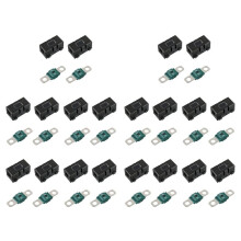 20 X ANS-H-Kfz-Sicherungshalter und 20 X Hochstrom-Midi-Sicherungen zum Anschrauben, 40 A, für Pkw, Lkw, Fahrzeuge, 40 A