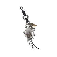 Vintage Style Crucifix And Wing Keychain Exquisite Alloy Pendant