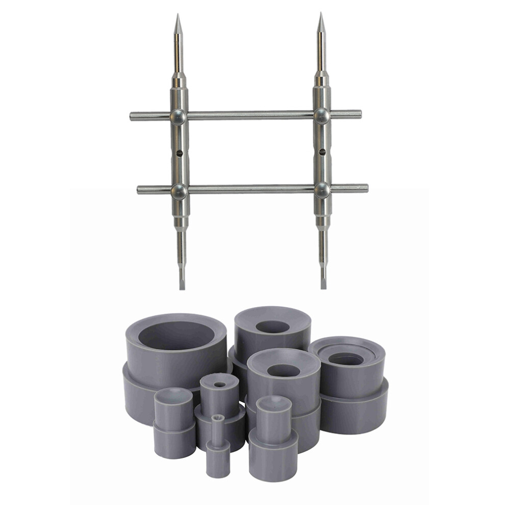 1Set Lens Spanner Wrench Repair Open Tool Ring Remover & 9Pcs Lens Repair Tool Kit 6031866492528