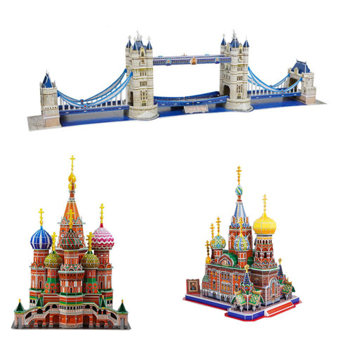 Historical Building Display Model Home Decors Collectibles-2 1