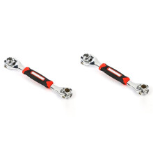 52 in 1 Tools Socket Works Universal Ratchet Spline Bolts Sleeve Rotation Hand Tools 360 Degree Multipurpose Wrench