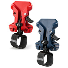 Clip en acier Ă verrouillage automatique, pour-Rouge et gris