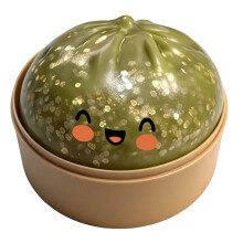Glitter Dumpling Squeeze Stress Toy Non Toxic Hand-gold sequins