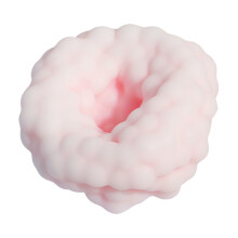 Zacht getextureerde stressbal Knijp rekbare speelgoedbal-Roze