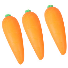 Realistic Carrot Shaped Squeeze Toy Vibrant Color Fun Costume-3