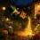 Adorable Sun Activated Bird Watering Container Light For night 6