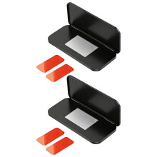 Verdeckte magnetische Schranktür-Türstopper,-Schwarz 2St