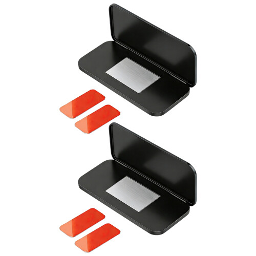 Verdeckte magnetische Schranktür-Türstopper,-Schwarz 2St