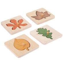 Puzzle Arbre Montessori Puzzle Feuille en Bois Planche à Gratter à la Main Puzzle éDucation PréCoce Panneau Cognitif Enseignement