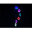 Solar LED wind chimes color changing garden decor 2