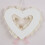 White Heart Rose Wreath Artificial Floral Decoration 2