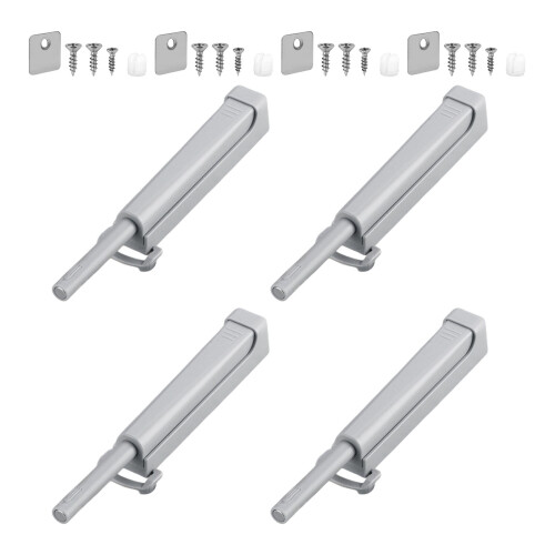 Modern Cabinet Door Push to Open Latches Invisible Designs Quiet