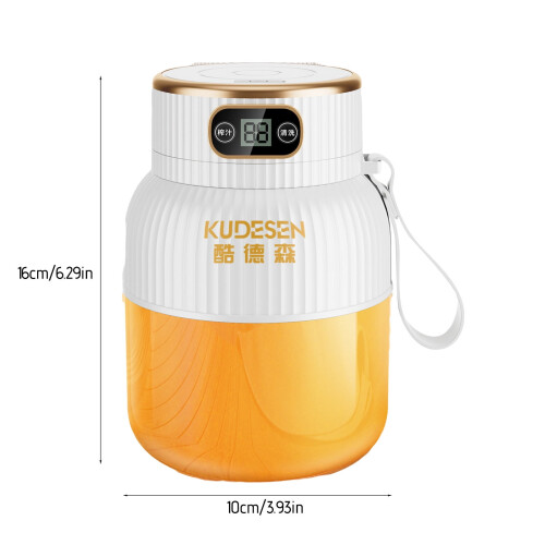 Bærbar USB genopladelig blender med 10 blade, 600 ml 1