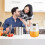 Bærbar USB genopladelig blender med 10 blade, 600 ml 3